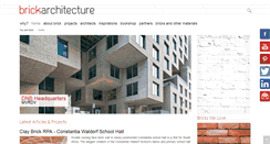 Desktop Screenshot of brickarchitecture.com
