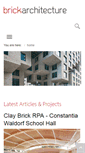 Mobile Screenshot of brickarchitecture.com